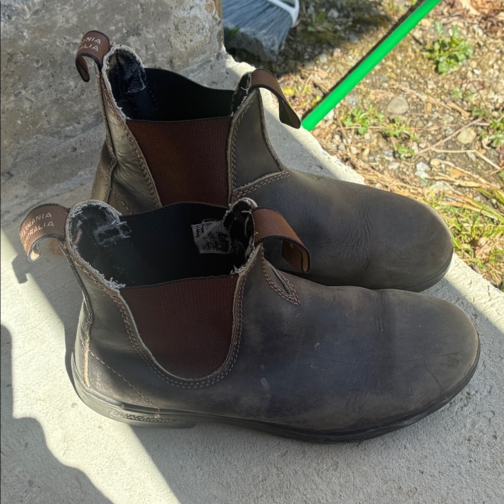Blundstone Men's Chukka Pull-On Boots - Dark Brown